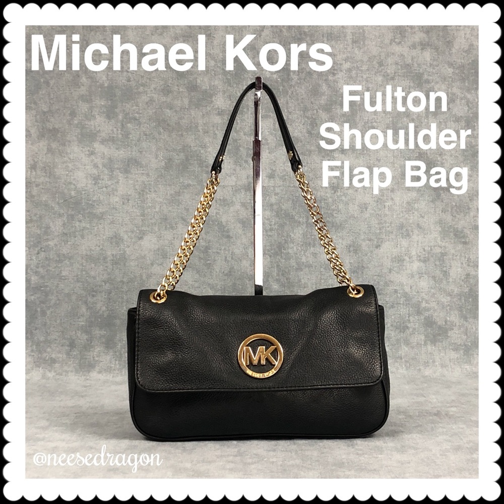 Michael Kors Fulton Shoulder Flap Bag